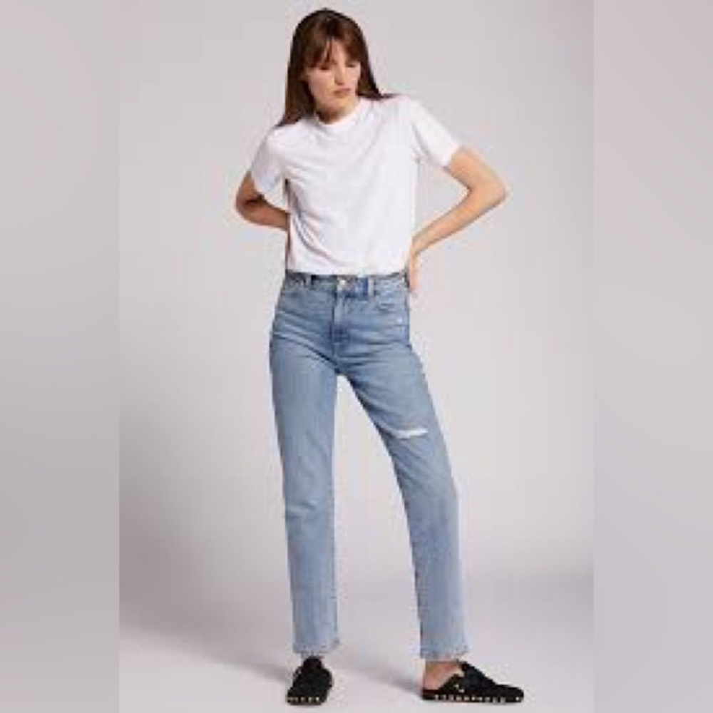 Current/Elliott straight leg jeans